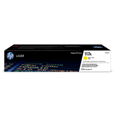 HP Toner W2072A, 117A, 700 pagini/5%, Galben