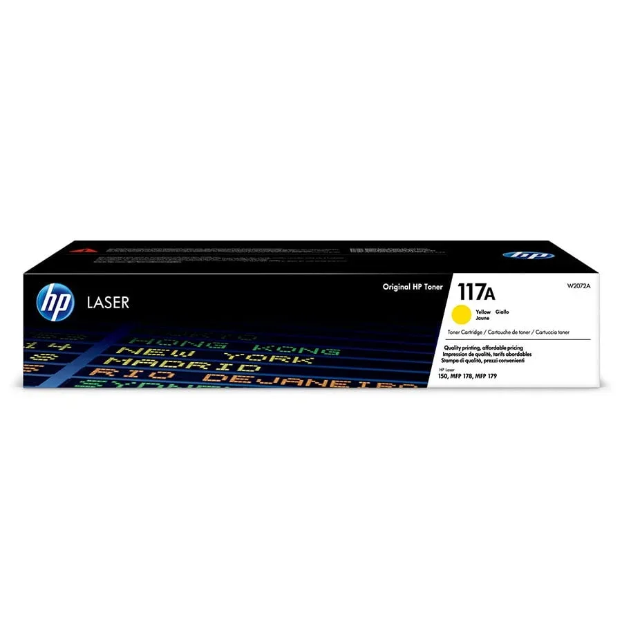 HP Toner W2072A, 117A, 700 pagini/5%, Galben