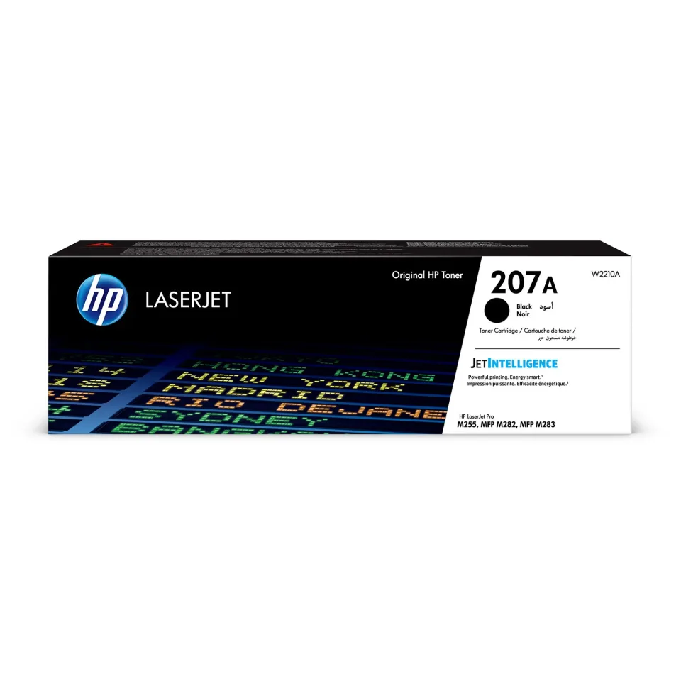 HP Toner 207A W2210A, M255dw/M283fdn, 1350 pagini/5%, Negru