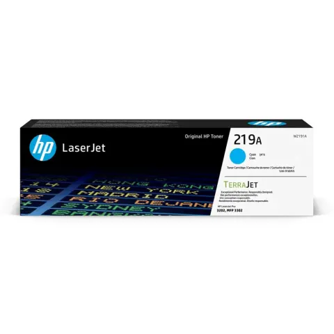 HP Toner W2191A, 219A, LJ PRO 3302, 1200 pagini/5%, Cyan