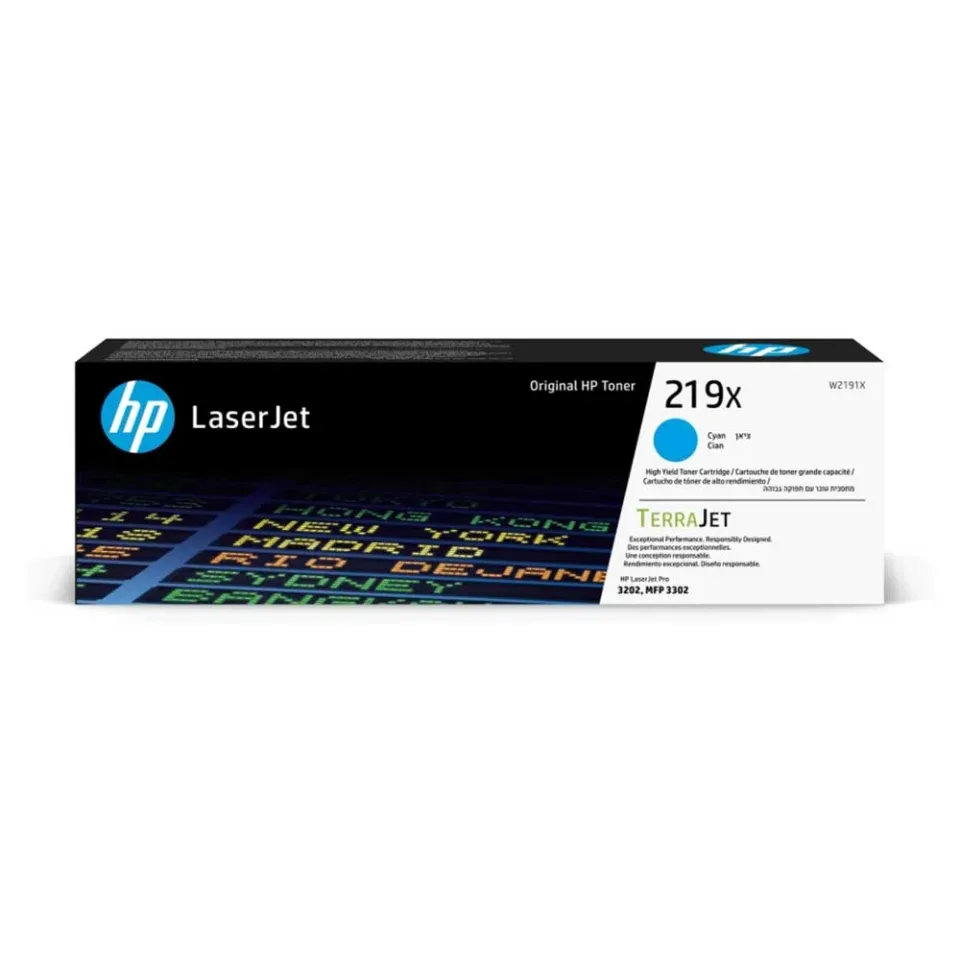 HP Toner W2191X, 219X, LJ PRO 3302, 2500 pagini/5%, Cyan