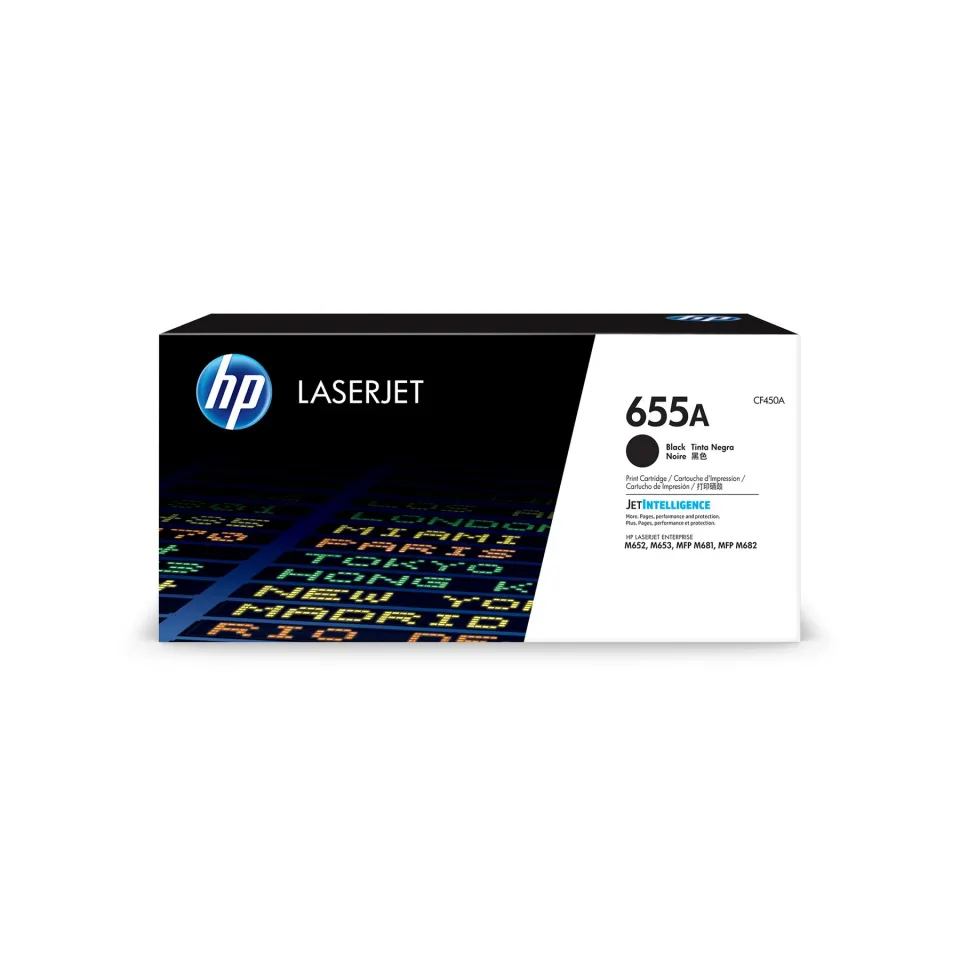 HP Toner CF450A, M652/681, 12500 pagini/5%, Negru