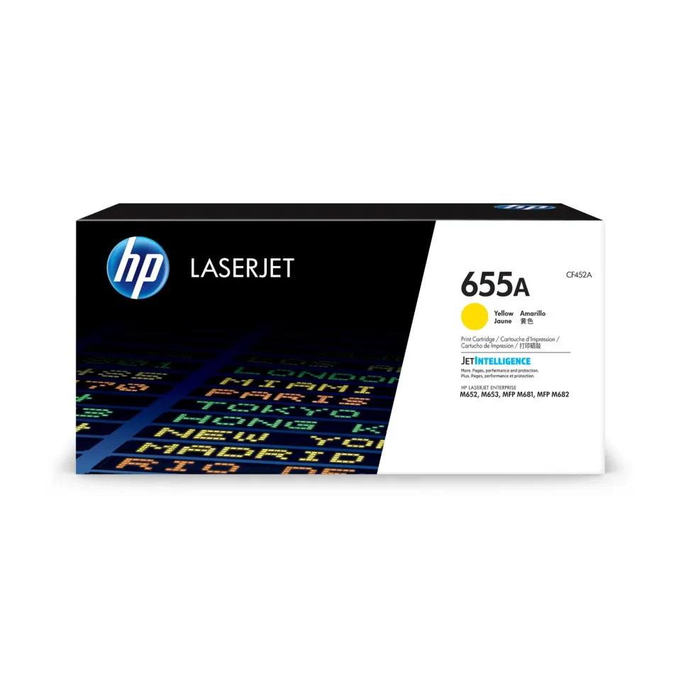 HP Toner CF452A, M652/681, 10,500 pagini/5%, Galben