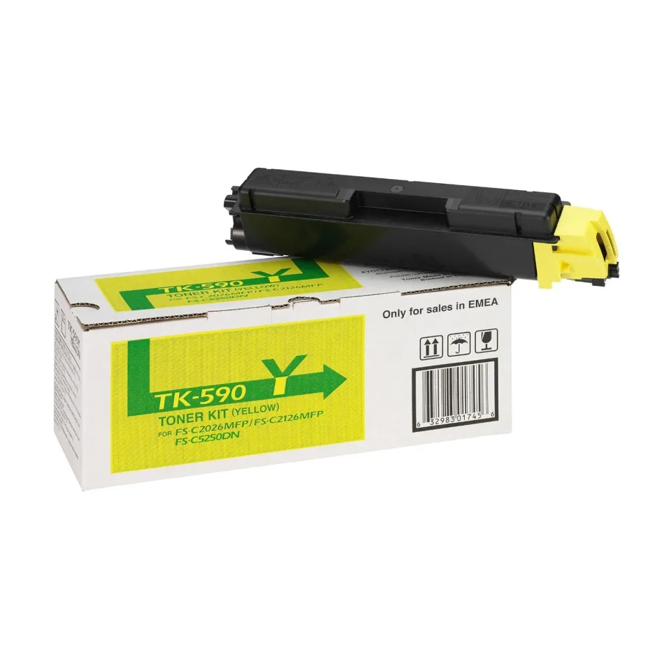 Kyocera Toner TK590, FS-C5250DN, Galben