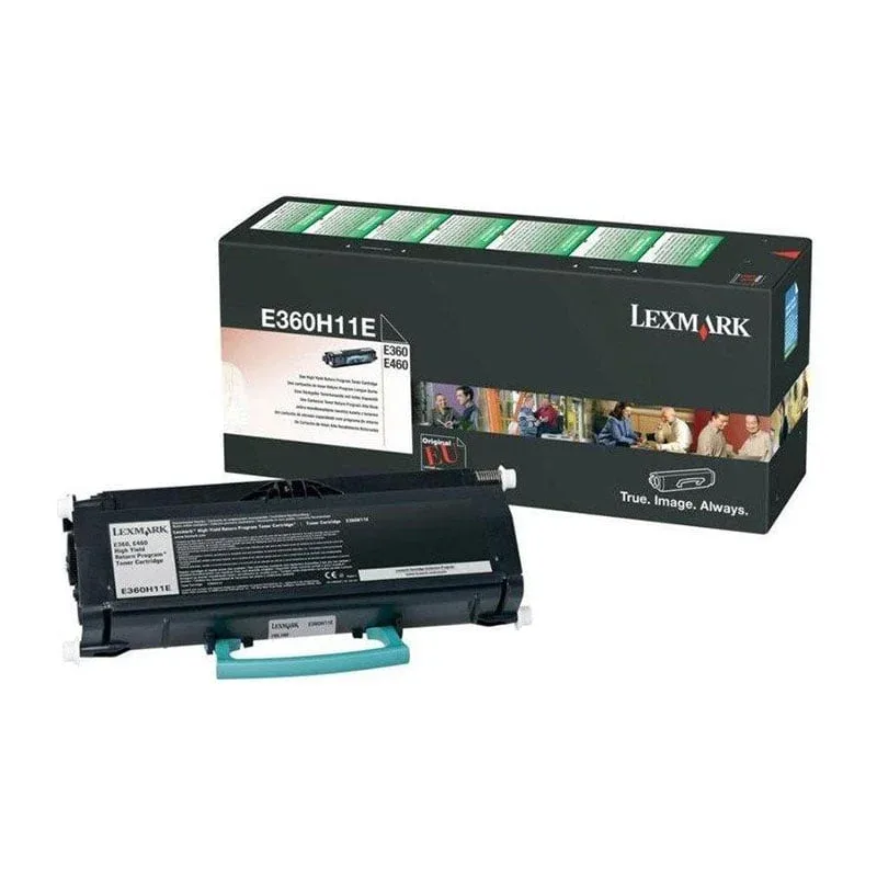 Lexmark Toner E360H11E, E360/E460, 9000 pagini/5%, Negru