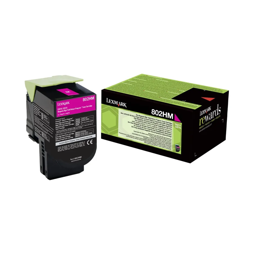 Lexmark Toner 80C2HM0, 3 000 pagini/5%, Magenta