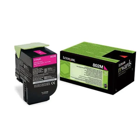 Lexmark Toner 80C20M0, 1.000 pagini/5%, Magenta