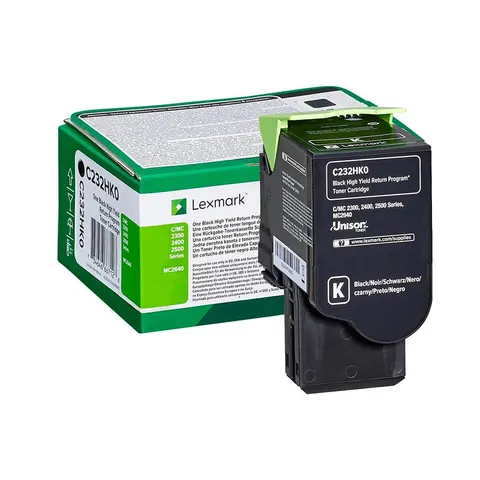 Lexmark Toner C232HK0, C2325/C2425/C2535, 3000 pagini/5%, Negru