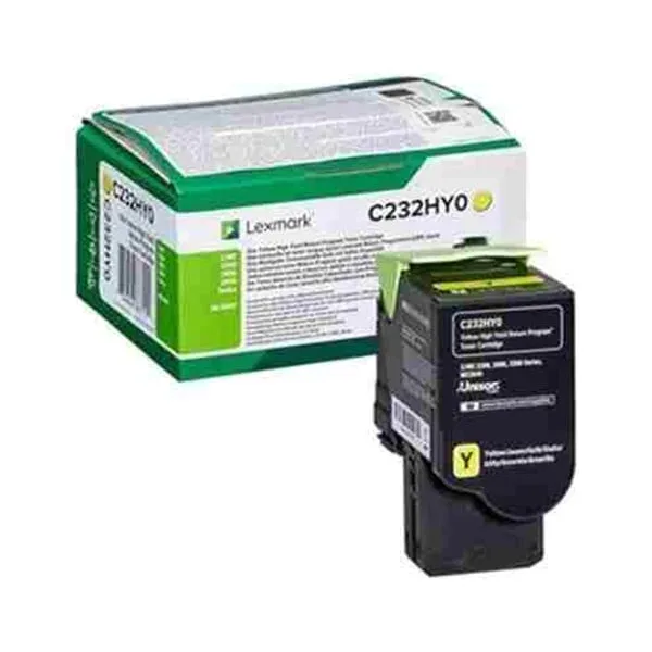 Lexmark Toner C232HY0, C2325/C2425/C2535, 2300 pagini/5%, Galben