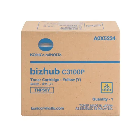 Minolta Toner TNP50Y, 4700 pagini/5%, Galben