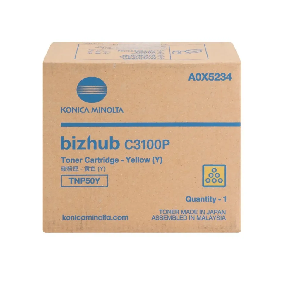 Minolta Toner TNP50Y, 4700 pagini/5%, Galben