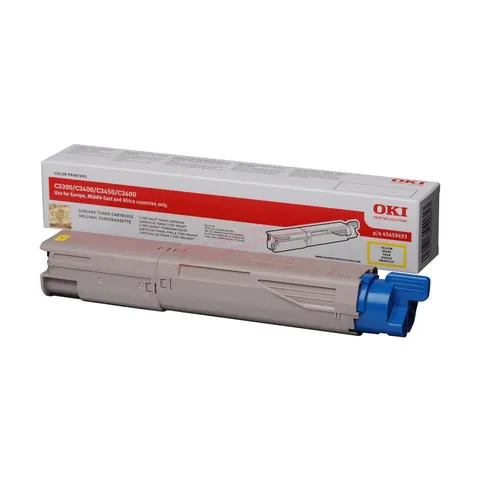 OKI Toner C3450, 1500 pagini/5%, Galben