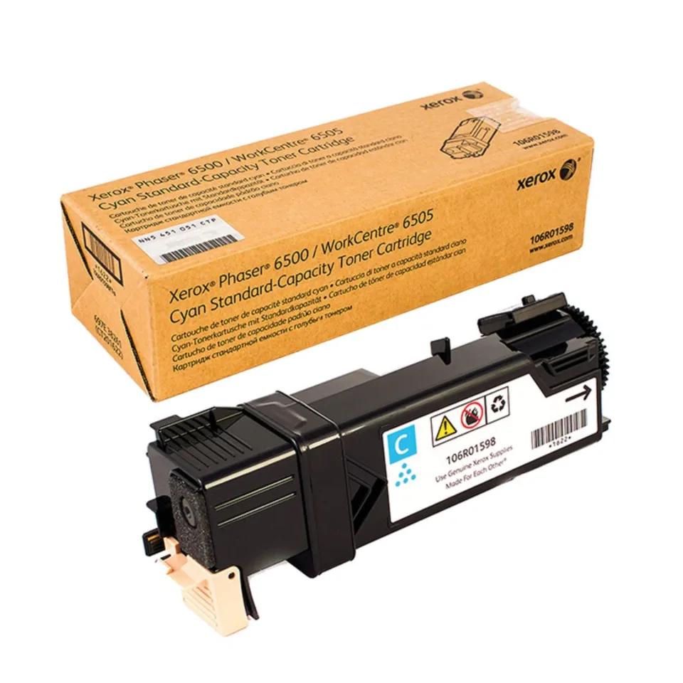Xerox Toner 106R01598 P6500/WC6500, 1000 pagini, Cyan
