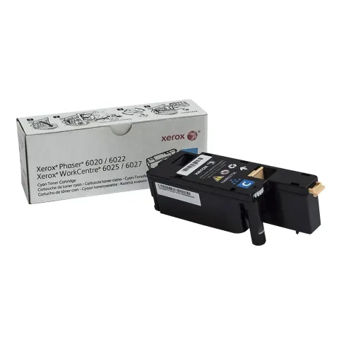 Xerox Toner 106R02760, WC6025/6027, 1000 pagini/5%, Cyan