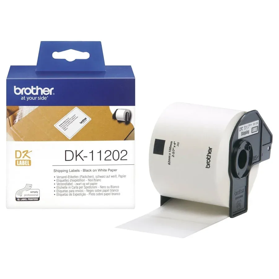 Brother Bandă DK11202, 62 x 100 mm, 300 bucăți
