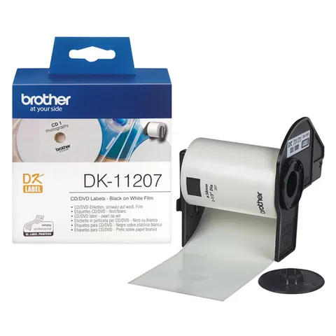 Etichete Brother pentru CD/DVD, diametru 58 mm, 100 bucăți