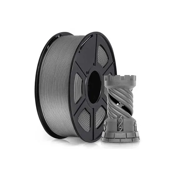 Filament pentru imprimantă 3D, PLA+, 1.75 mm, 1 kg, gri