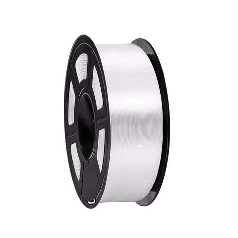 Filament imprimantă 3D Silk, PLA+, 1.75 mm, 1 kg, alb