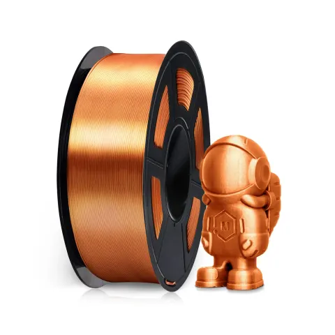 Filament pentru imprimantă 3D Silk, PLA+, 1.75 mm, 1 kg, bronz