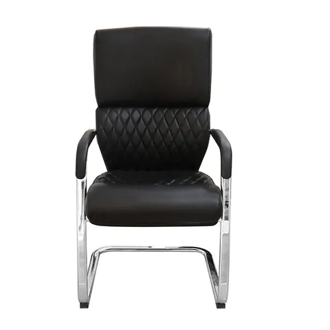 Scaun vizitator RFG GRANDE M, piele eco, negru, set 2 piese