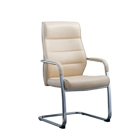 RFG Scaun de vizitator ITACA M, piele ecologică, bej, set de 2