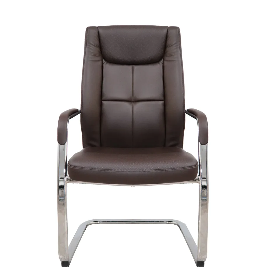 Scaun vizitator RFG BOGART M, piele ecologică, maro