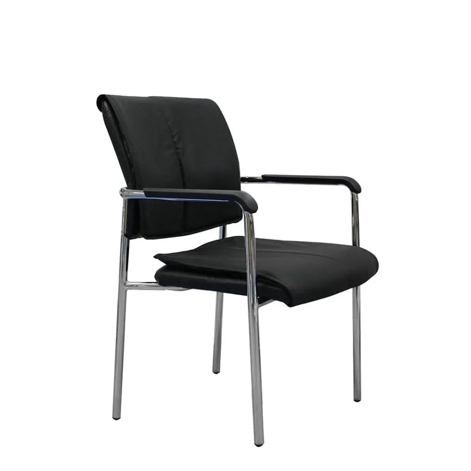Scaun vizitator RFG Flash M, negru, set de 4