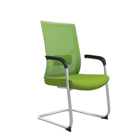 Scaun vizitator RFG Snow M, șezut verde, spătar verde, set de 2