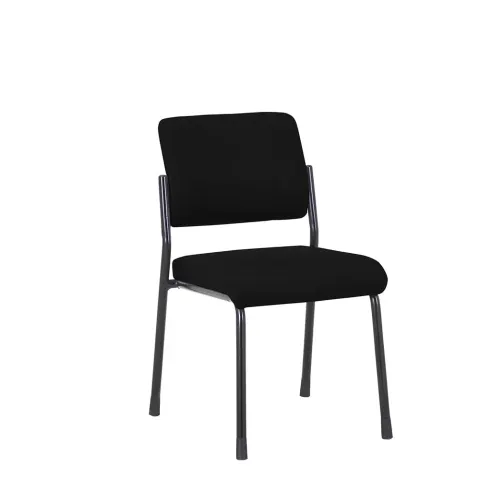 Scaun vizitator RFG Solid M, material textil, negru, set 4 buc.