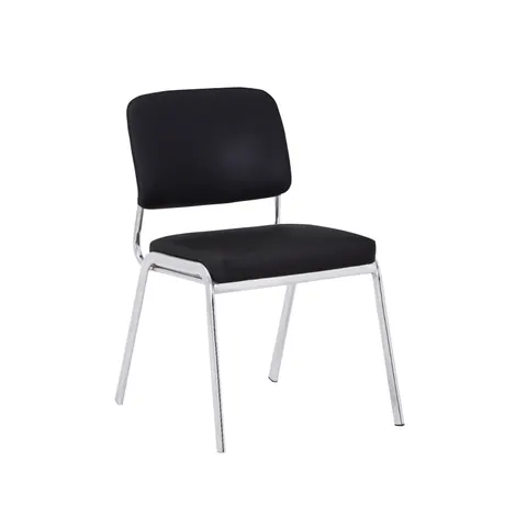 RFG Scaun de vizitator Slow M, piele ecologică, negru