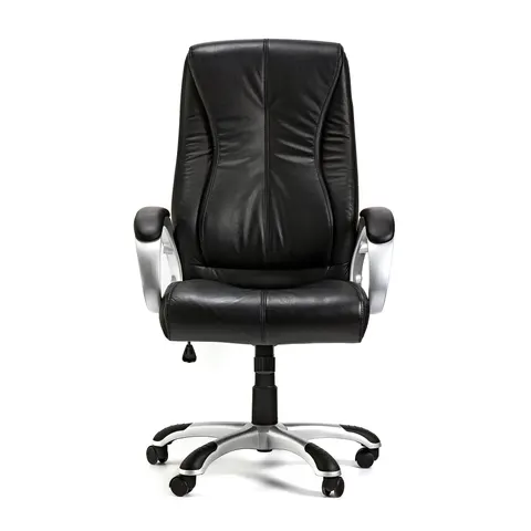 Scaun executiv Hugo, eco piele, negru