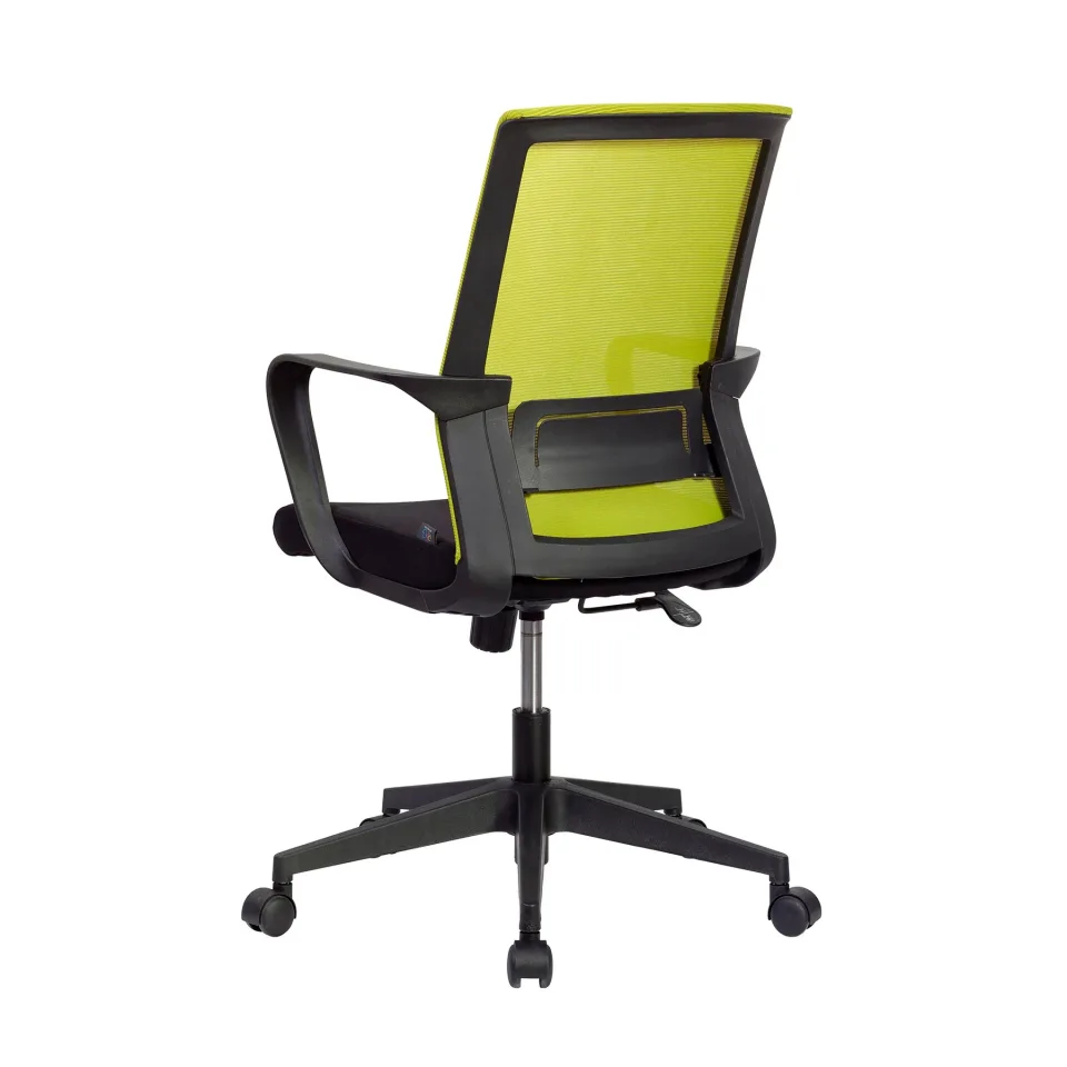 RFG Scaun de lucru Smart W, textil și plasă, ședere neagră, spătar verde