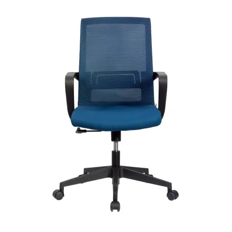 RFG Scaun de birou Smart W, textil și plasă, ședere albastru închis, spătar albastru închis