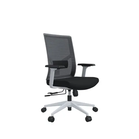 Scaun ergonomic RFG Snow W, șezut negru, spătar negru