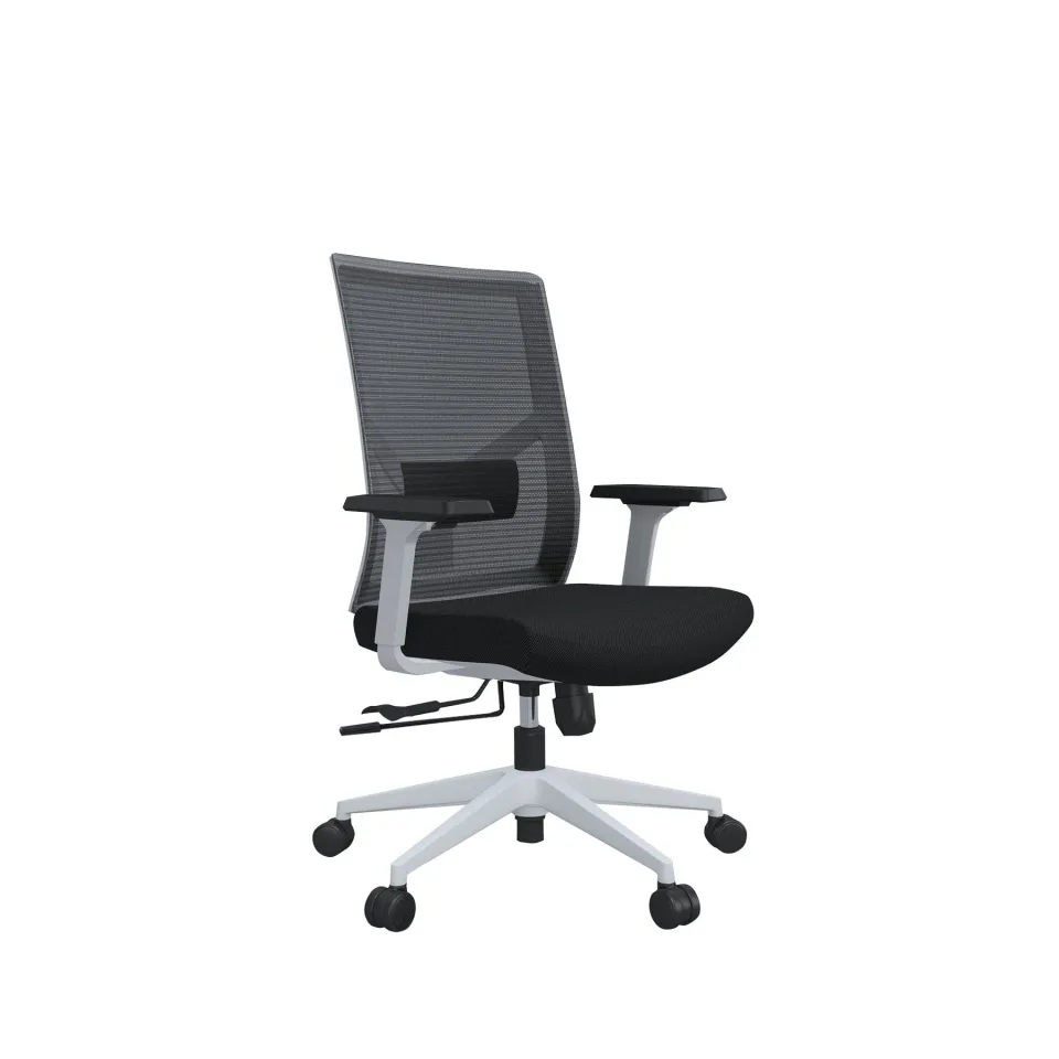 Scaun ergonomic RFG Snow W, șezut negru, spătar negru