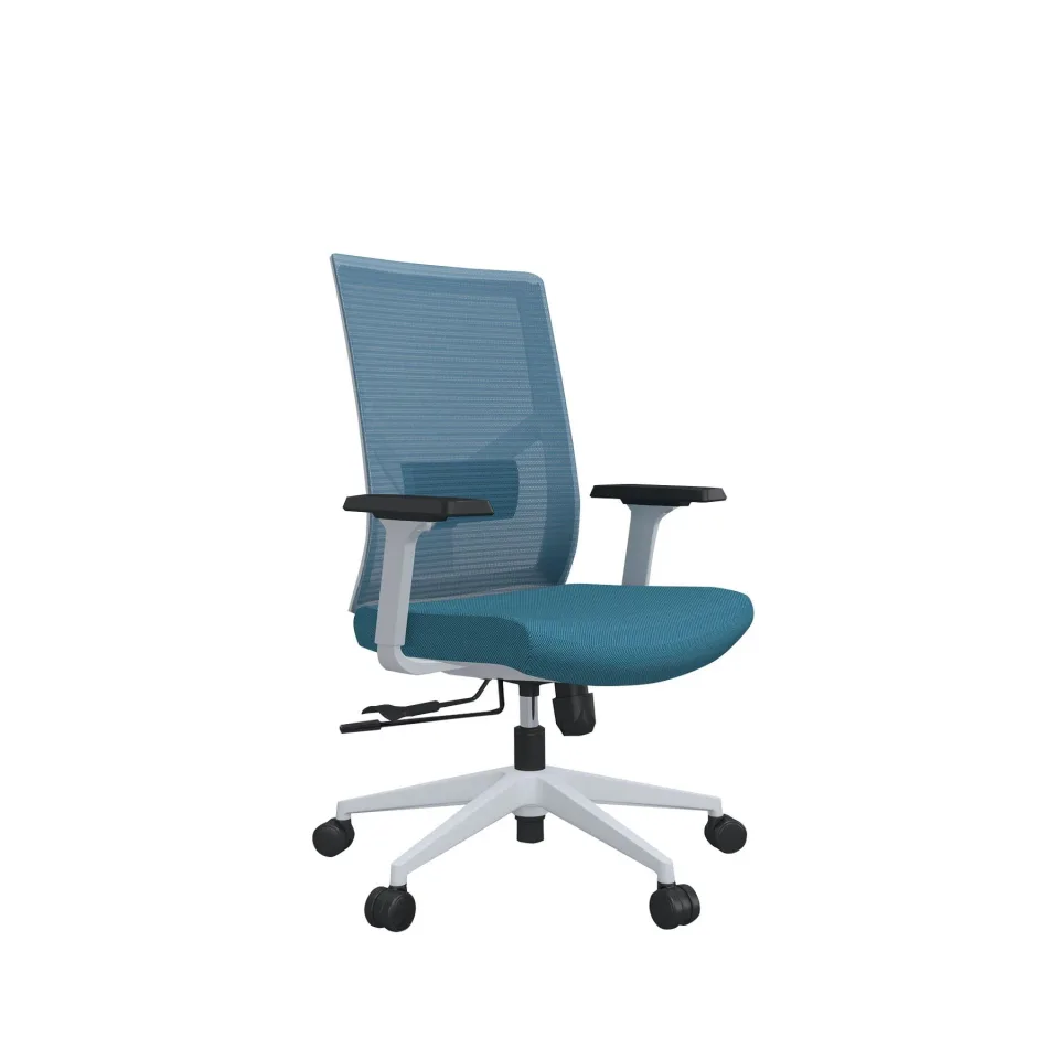 Scaun ergonomic RFG Snow W, șezut albastru deschis, spătar albastru deschis