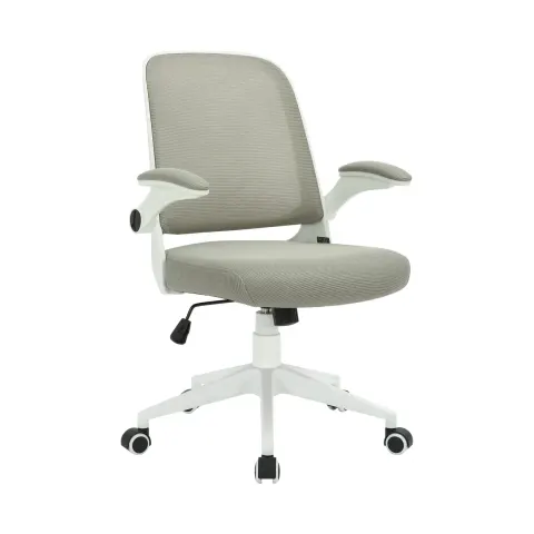 Scaun de birou RFG Pretty White W, gri