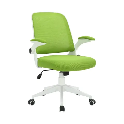 Scaun de birou RFG Pretty White W, verde
