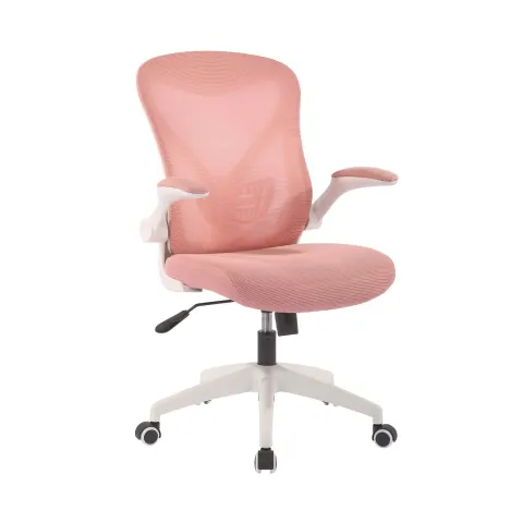 Scaun birou RFG Jolly White W, roz