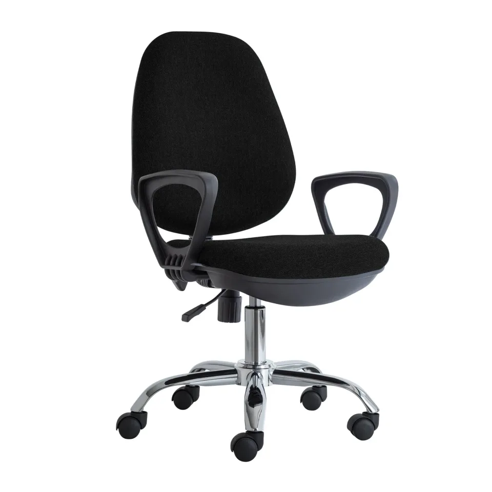 Scaun ergonomic RFG Presto Chrome, negru