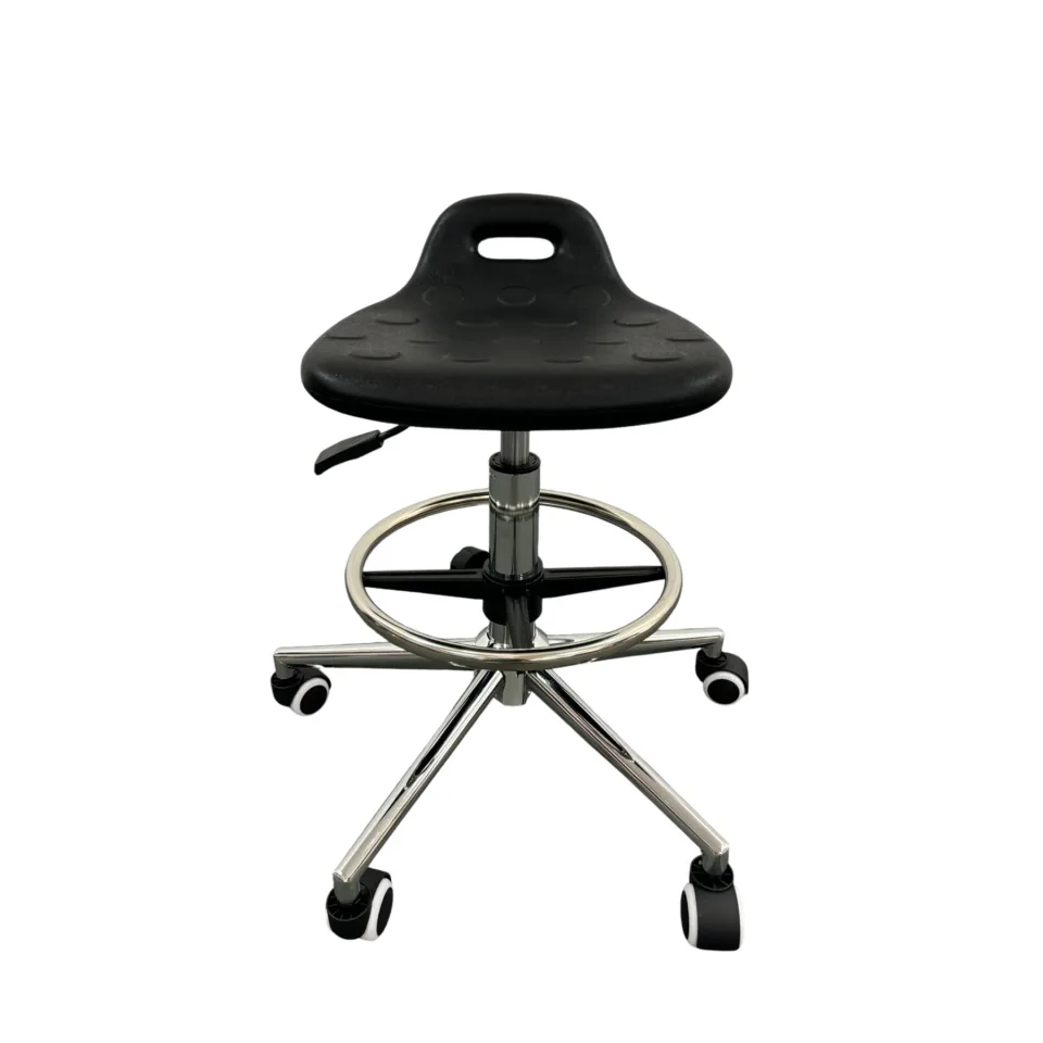 Scaun de lucru RFG Labsit Ring, înalt, negru
