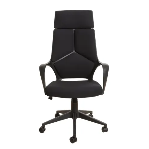 Scaun Executive Force Black, material textil, negru
