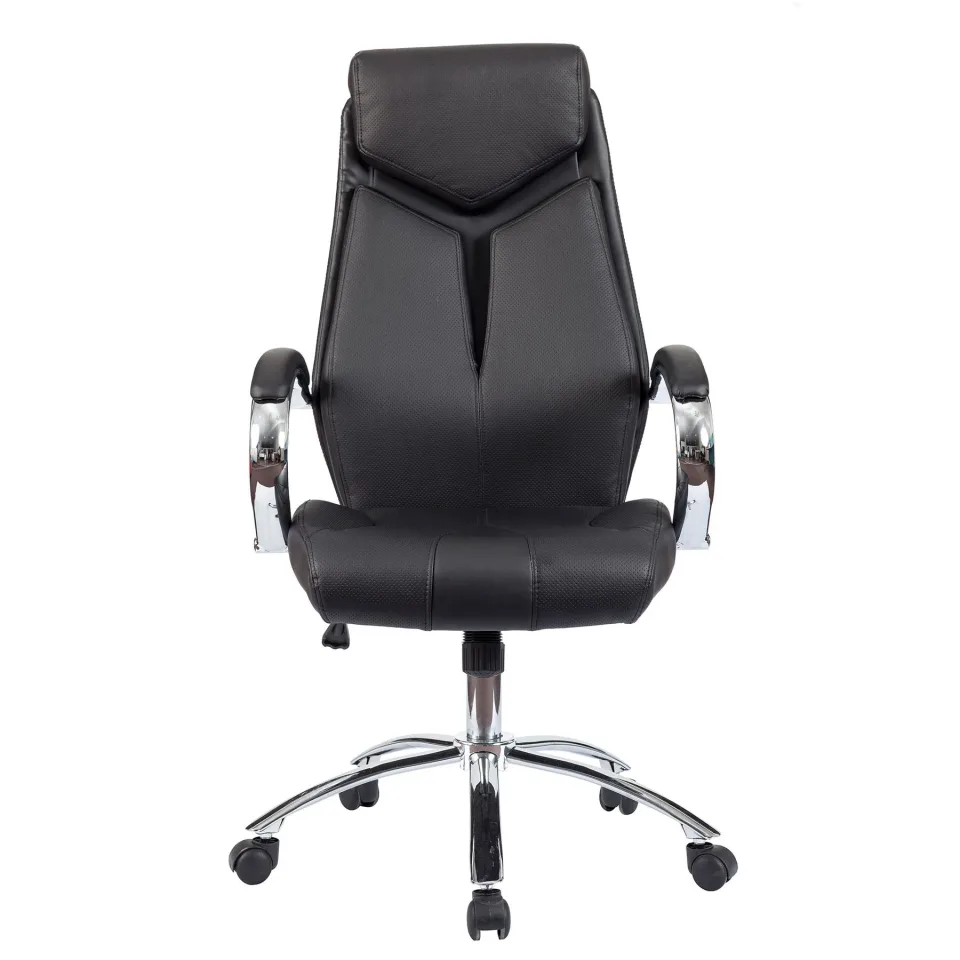Scaun directorial Storm, piele ecologică, negru