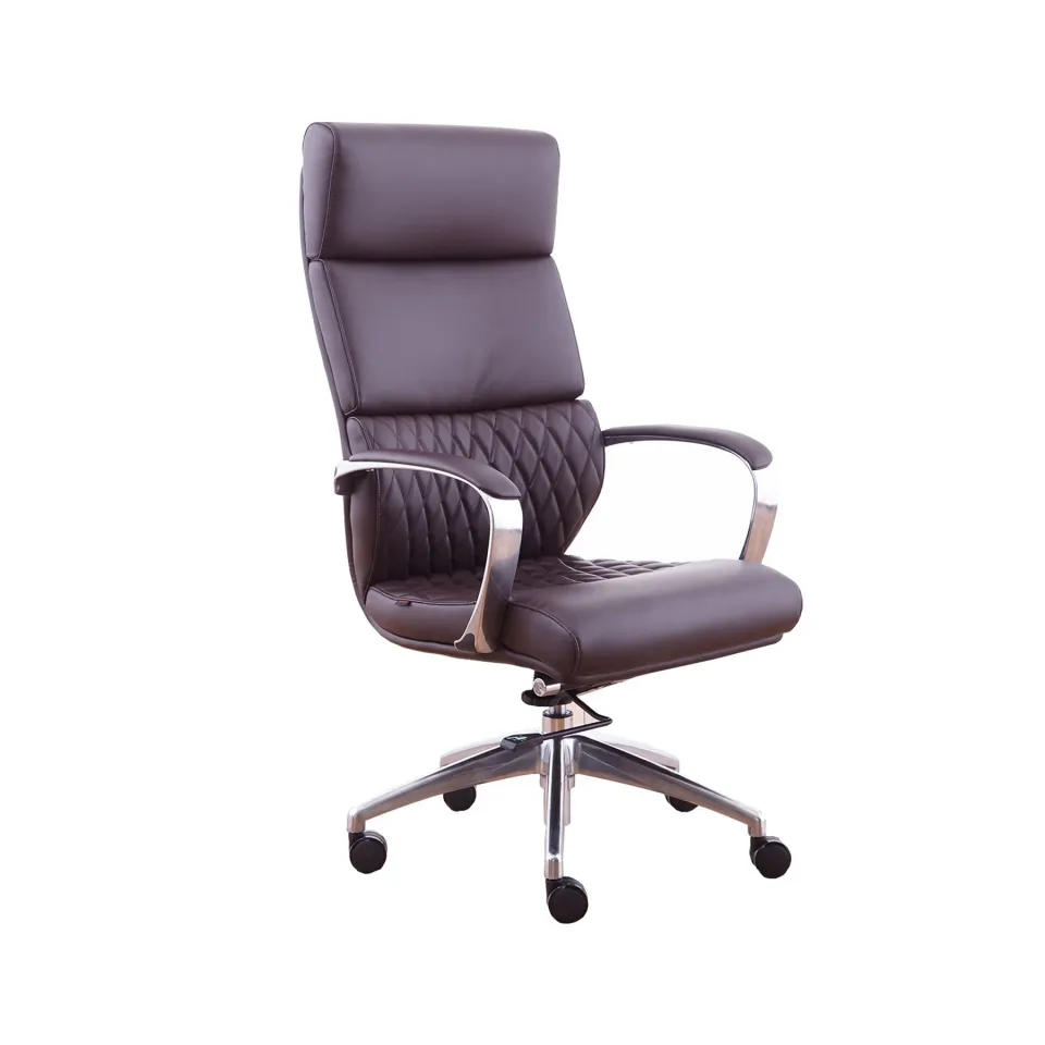 Scaun executiv RFG GRANDE HB, piele eco, maro