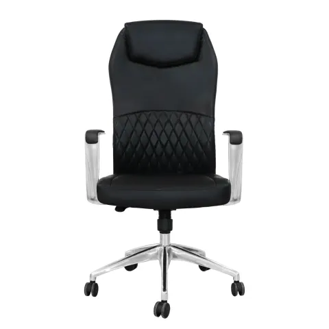 Scaun executive RFG CRONO HB, piele ecologică, negru