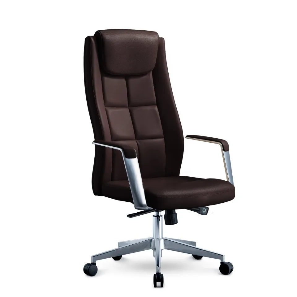 Scaun executiv RFG Bogart HB, piele eco, maro
