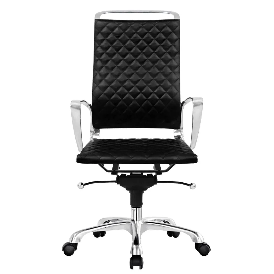 Scaun executiv RFG Ell HB, piele eco, șezut negru, spătar negru
