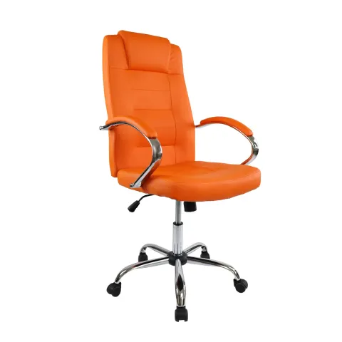 Scaun executiv Slash, eco-piele, portocaliu