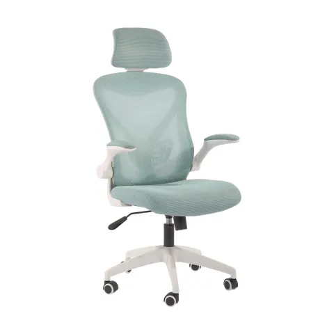 Scaun executiv RFG Jolly White HB, albastru