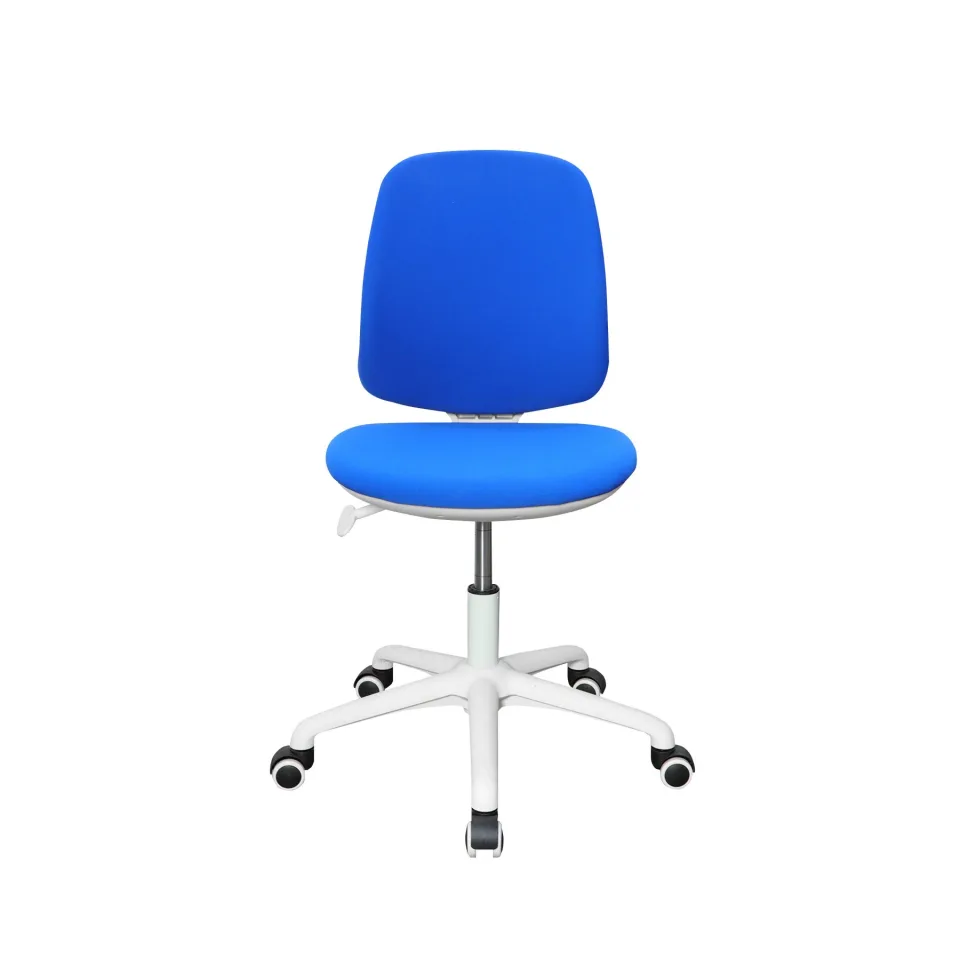 Scaun copii RFG Lucky White, material textil, șezut albastru, spătar albastru